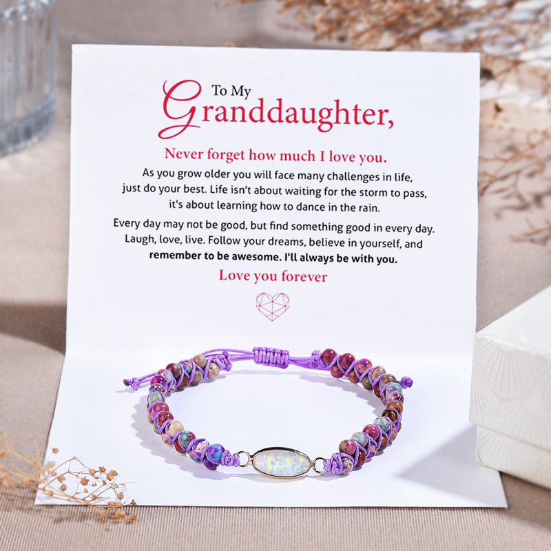 To My Daughter - Love You Forever Opal Healing Bracelet - Friendship Bracelet - LHD0287