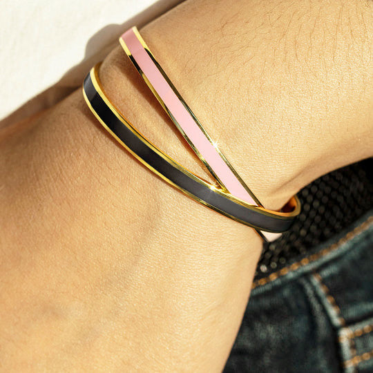 Don't Let The Hard Days Win Color Bangle - Women's Cuff Bracelet - LV0331