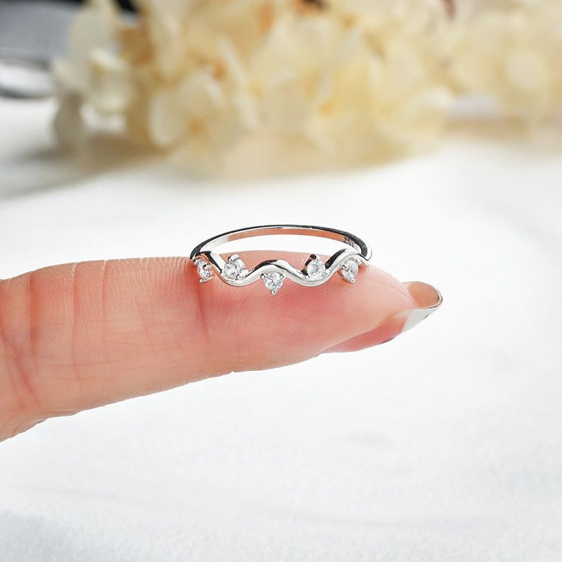 You’ve Survived Too Many Storms Wave Ring - Sterling Silver Ring - LV0206