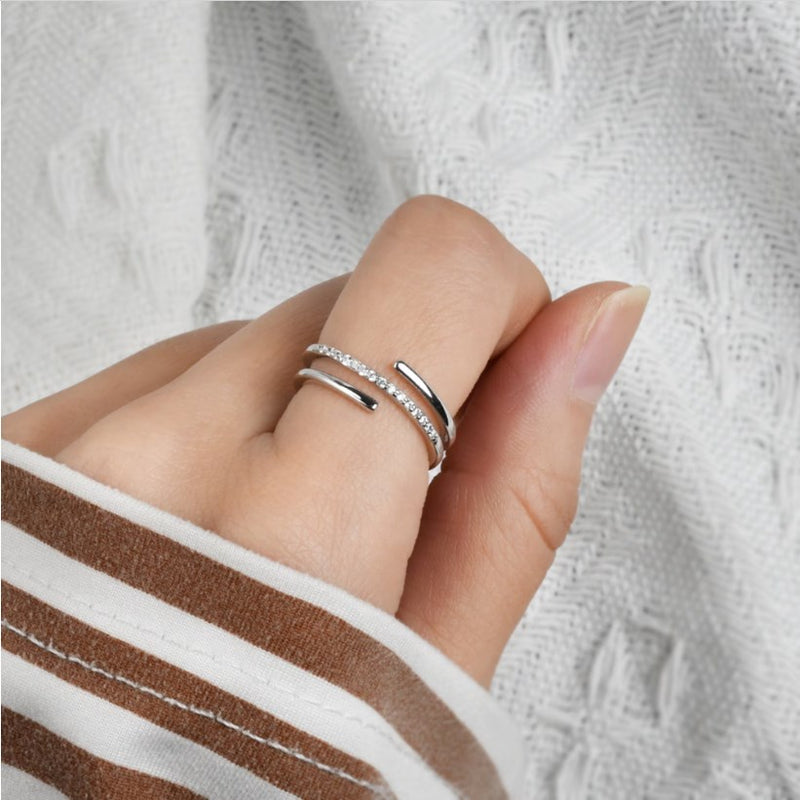 To My Sister - A Hug From Me To You Spiral Ring - LV0048