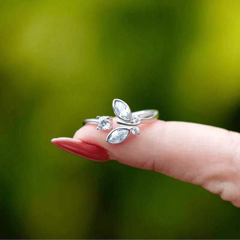 For Memorial - S925 Strength Butterfly Ring - LV0364