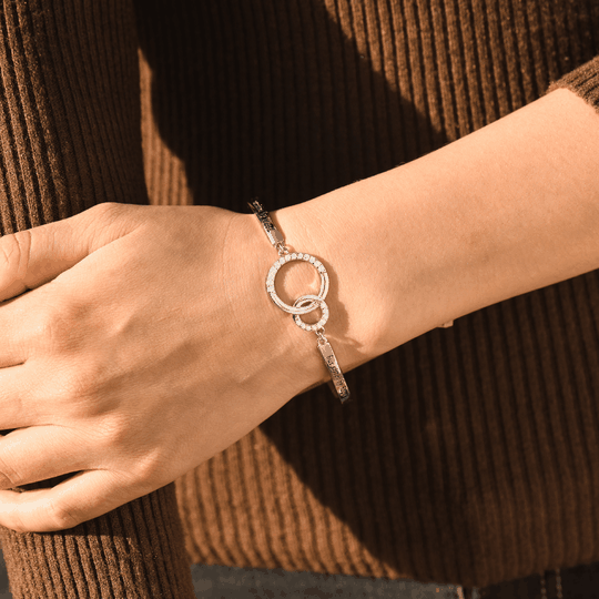 To My Best Friend - Sisters By Heart Bracelet - Infinity Heart Bracelet - LV0019