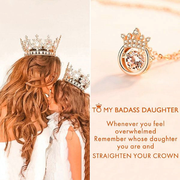 For Daughter - S925 Straighten Your Crown Dance Necklace - LV0150