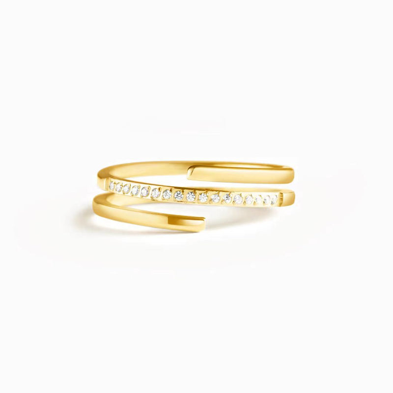 To My Sister - A Hug From Me To You Spiral Ring - LV0048