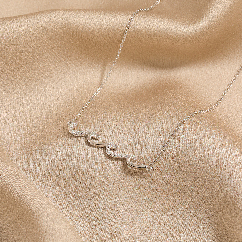 Highs And Lows In Life Triple Wave Bracelet - A Self-Reminder Necklace - LV0208