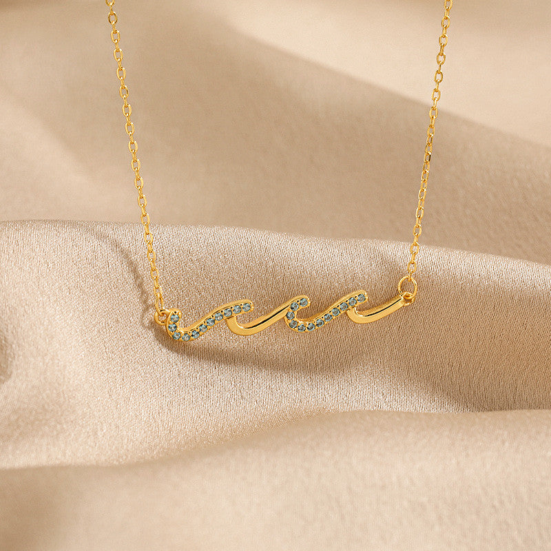 Highs And Lows In Life Triple Wave Bracelet - A Self-Reminder Necklace - LV0208