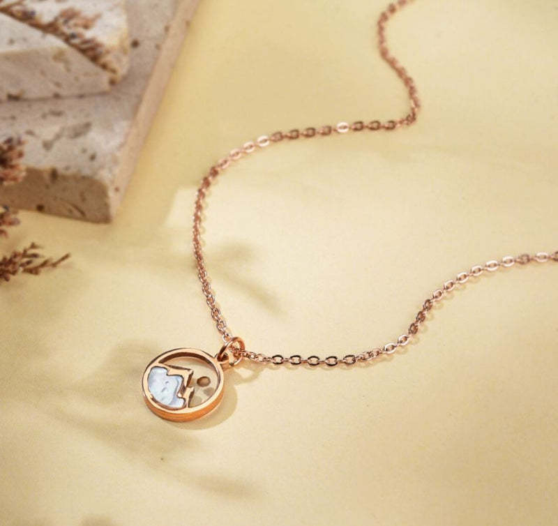 Keep Climbing Mountain Necklace - Mustard Seed Necklace - LV0138